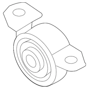 Mount Insulator - Mazda (D10H-28-69X)