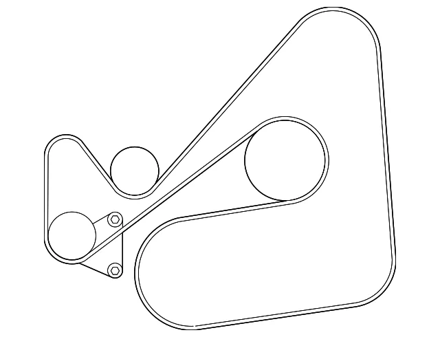 Serpentine Belt - Mazda (L518-15-909A)