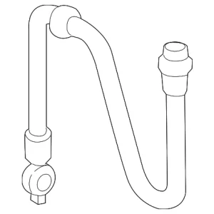 Brake Hydraulic Hose - Mazda (BDTS-43-990C)