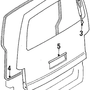 Lift Gate Shell - Mazda (LB03-62-020G)