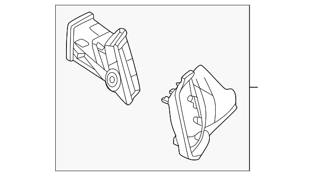 Air Outlet Vent - Mazda (KBB4-55-130C-02)