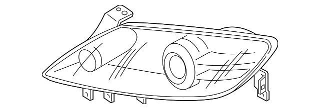 Composite Headlamp - Mazda (FE01-51-0L0H)