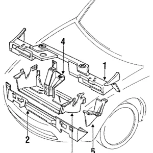 Center Support - Mazda (NA01-56-221B)