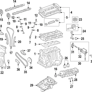 Valve Lifters - Mazda (1F20-12-300B)