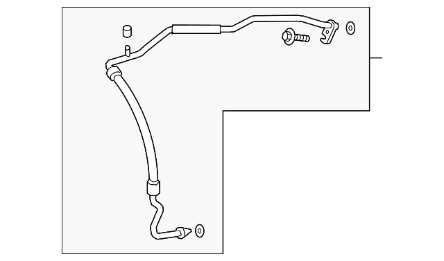 Evaporator Tube - Mazda (DHSW-61-462)