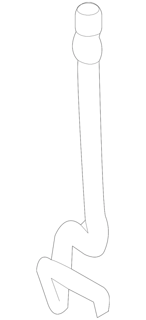 Brake Hydraulic Hose - Mazda (BDTS-43-820B)