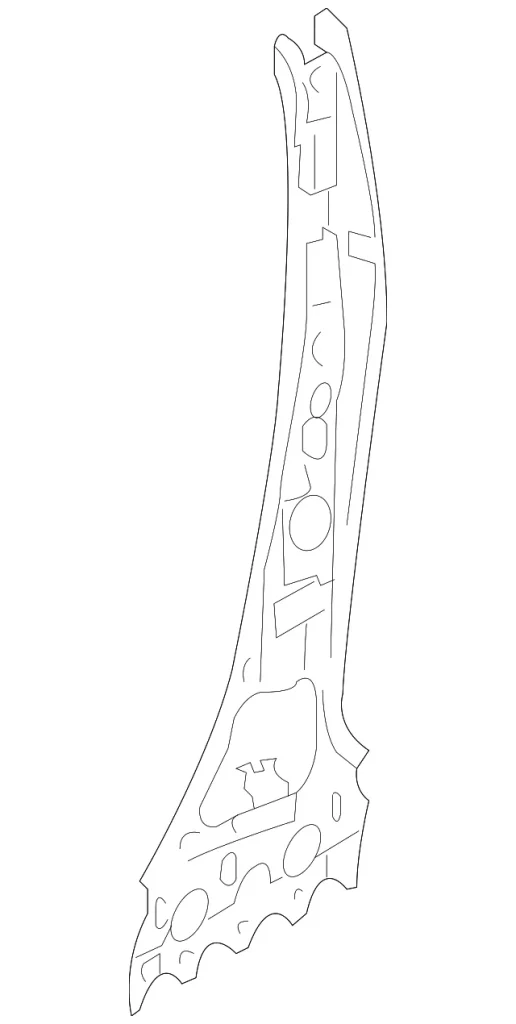 Inner Center Pillar - Mazda (BBM4-71-080)