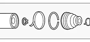Inner Joint - Mazda (GTU3-22-520)
