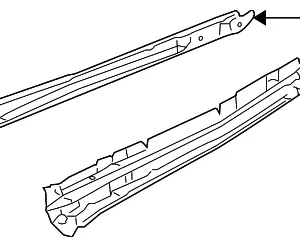 Floor Side Rail - Mazda (BP4K-53-660G)