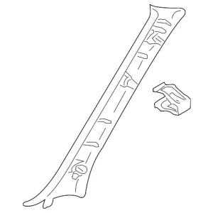 Windshield Pillar Trim - Mazda (ZZCA-68-160-32)