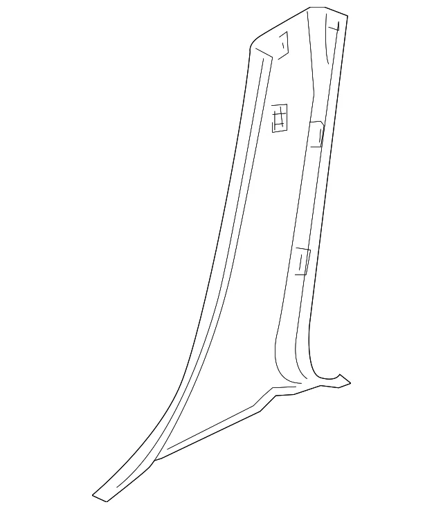 Lower Center Pillar Trim - Mazda (C235-68-230C-02)