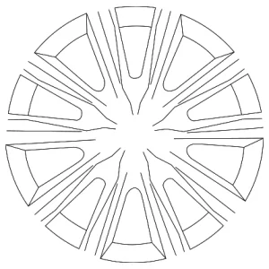 Wheel, Alloy - Mazda (9965-B5-7080)