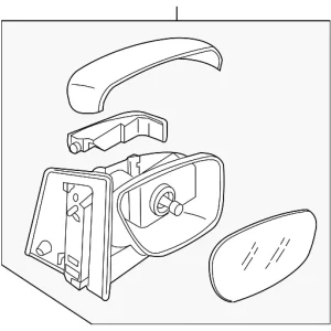 Mirror - Mazda (EG21-69-120F)