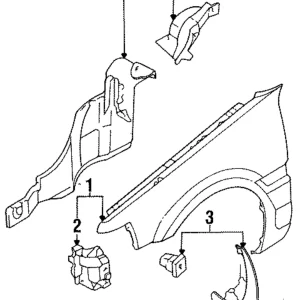 Stone Deflector - Mazda (BC1D-56-114)