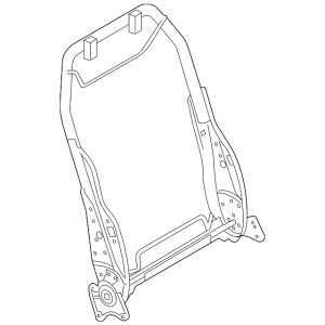 Seat Back Frame - Mazda (BJS7-88-630)