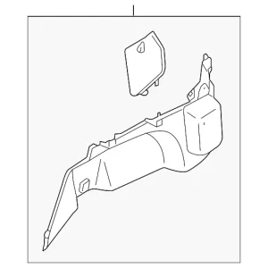 Trunk Trim Panel - Mazda (GM9E-68-850B-02)