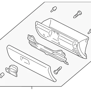 Glove Box Assembly - Mazda (GK2A-64-030C-80)