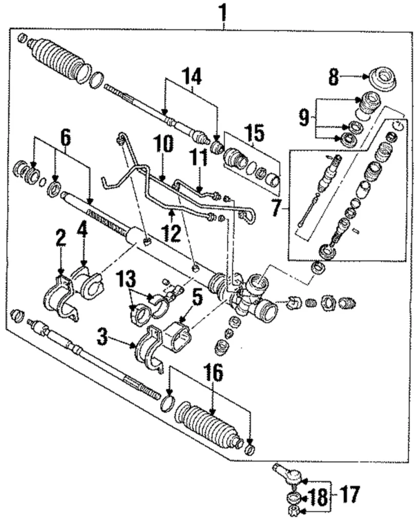 Gear Assembly Mount Bracket - Mazda (B456-32-133)