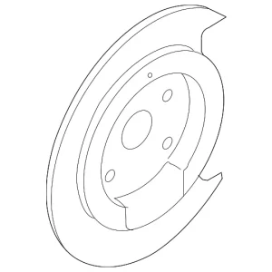 Backing Plate - Mazda (LE44-26-261)