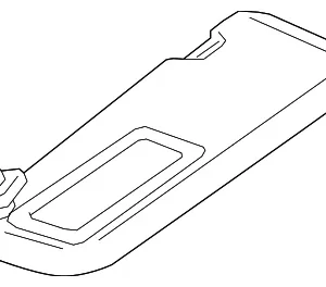 Sun-Visor - Mazda (KMV6-69-270-75)
