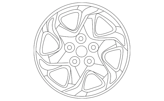 Wheel, Alloy - Mazda (9965-43-6060)