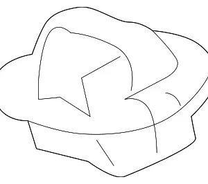 Rocker Molding Clip - Mazda (KB7W-51-PS3A)