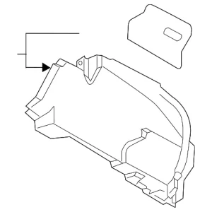 Trunk Side Trim - Mazda (BCJH-68-850C)