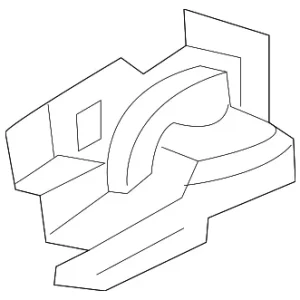 Handle, Inside - Mazda (BDGF-58-330D)