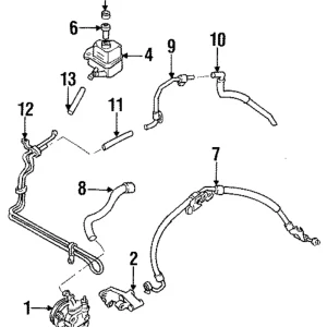 Upper Return Tube - Mazda (B01B-32-410)