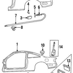 Quarter Panel - Mazda (GAYA-70-400)