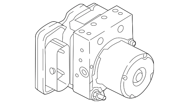 ABS Control Unit - Mazda (D2YP-43-7A0B)
