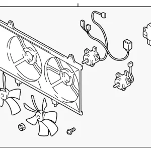 Fan Shroud - Mazda (AJ57-15-025N)