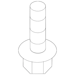 Engine Cradle Front Bolt - Mazda (9YA0-20-876)