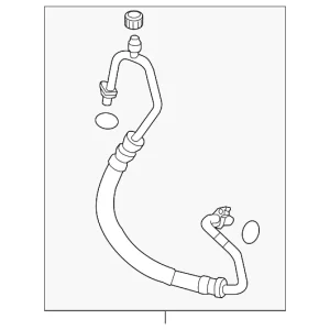 Discharge Hose - Mazda (KJ01-61-461C)