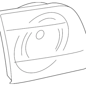 Backup Lamp Assembly - Mazda (BAN6-51-3J0)