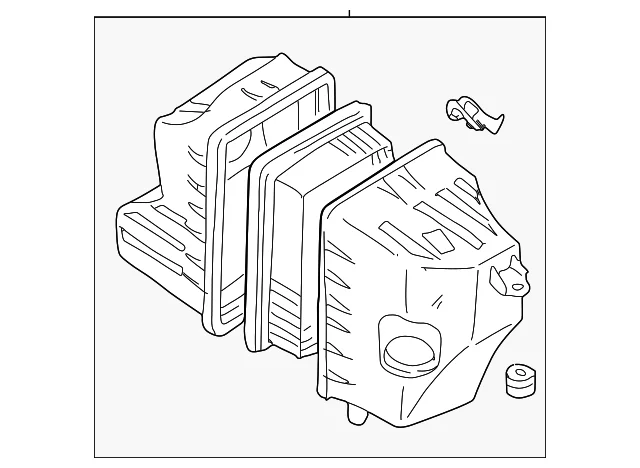 Air Cleaner Assembly - Mazda (AJC1-13-030A)