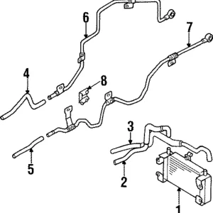 Oil Pipe - Mazda (BV72-19-920C)