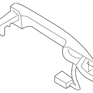 Handle, Outside - Mazda (KBB3-58-410A-13)