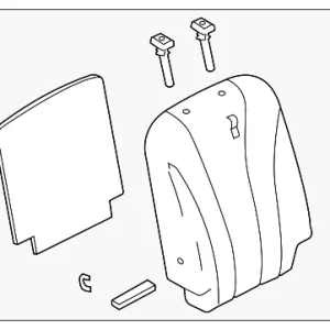 Seat Back Assembly - Mazda (CG39-88-230-02)