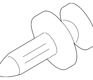Pillar Molding Clip - Mazda (C235-50-714)