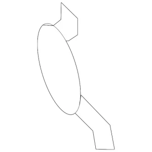 Tow Bracket Cover - Mazda (BN8F-50-A11-01)