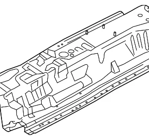 Center Floor Pan - Mazda (TK50-53-721)