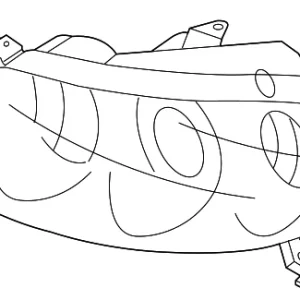 Composite Headlamp - Mazda (BN8F-51-0L0E)