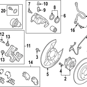 ABS Sensor - Mazda (VA40-43-7EY)