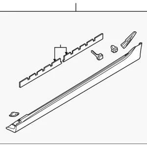 Rocker Molding - Mazda (GEG2-51-P40B-AA)