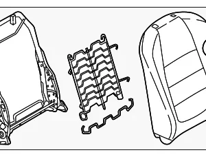 Back Right Front Seat - Mazda (BCKB-88-130F-02)
