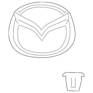 Emblem - Mazda (BN8V-51-730A)