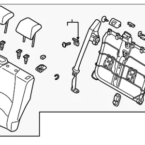Seat Back Assembly - Mazda (DM6F-57-450-44)