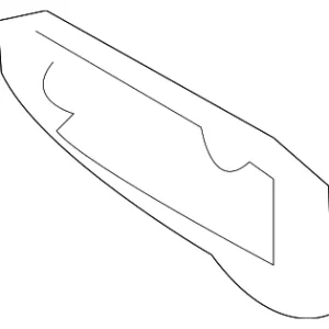 Handle, Outside Gasket - Mazda (KBB3-58-414A)