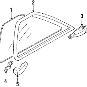 Glass - Mazda (B112-72-511)